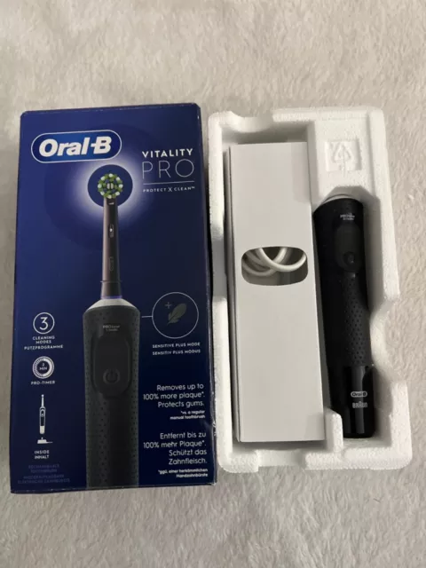 Oral-B Vitality Pro Elektrische Zahnbürste/Electric Toothbrush, 3 Putzmodi für Z