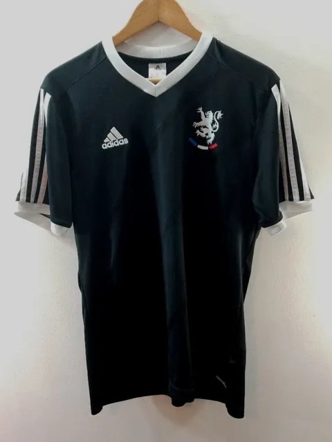 Fußballshirt Adidas Größe Medium schwarz Löwe grassierend unbekannt