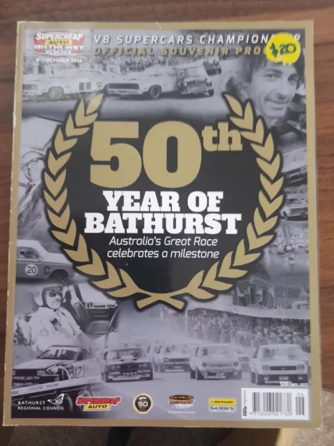 2012 Official Bathurst 1000 program 50th year