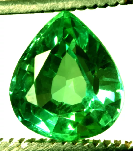 7.75 Cts. Natural Ceylon Green Sapphire Pear Shape Certified Gemstone