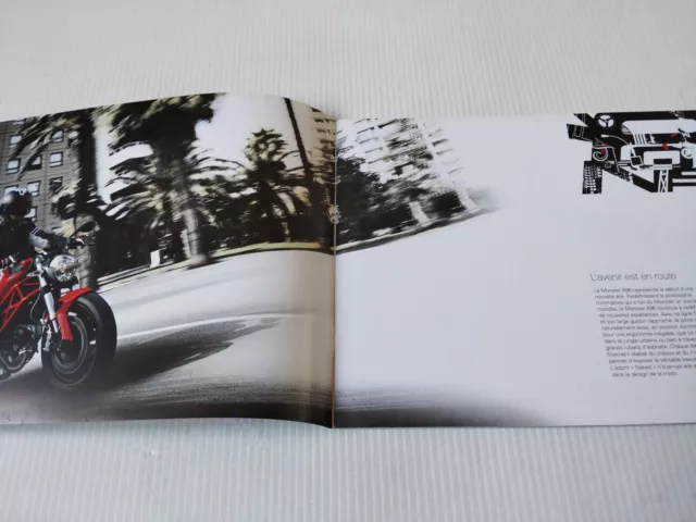 Ducati Monster 696 de 2008 FR/D Prospectus Catalogue Brochure Moto 2