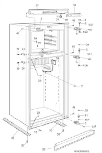 Freezer Door Shelf Suits RPD190-218-460 Made By Dometic