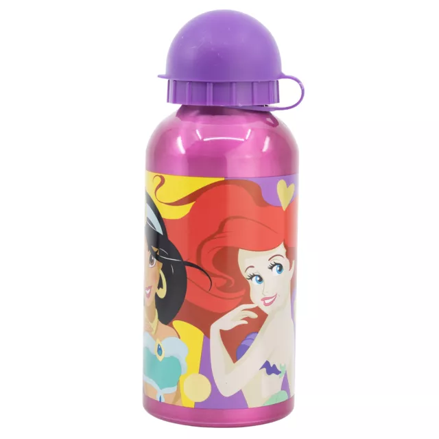 Bottiglia In Alluminio Per Bambini Da 400 Ml Disney Princess Bright