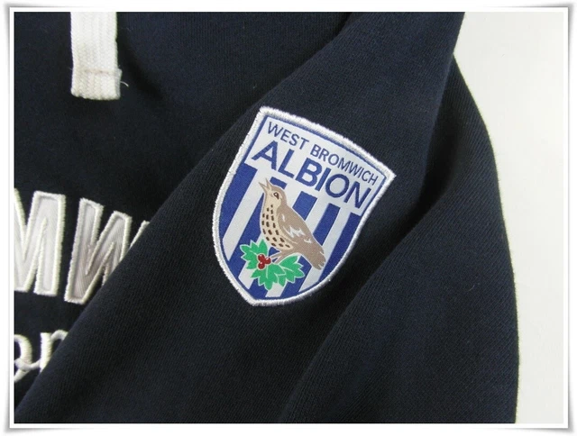 West Bromwich Albion Fc Kapuzenpullover, Sehr Guter Zustand, Grösse Large, Offizielles Teamfleece, 3