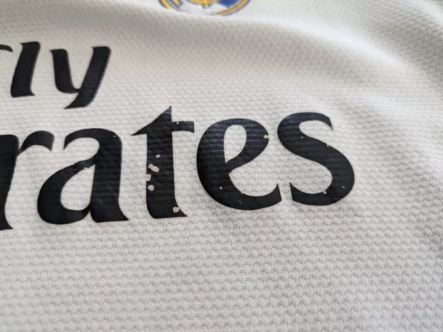 2018/2019 Real Madrid Home Football Shirt Adidas Age 9-10 yrs Boys Kids La Liga 3