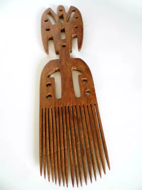 Art Africain Rare Peigne Art Premier Grand Modele Superbe En Bois Tres Bon Etat