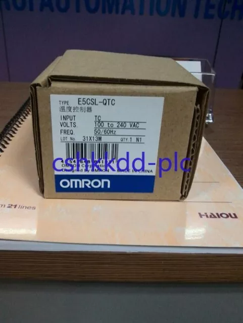 1PC New Omron E5CSL-QTC E5CSLQTC Temperature Controller 100-240VAC In Box