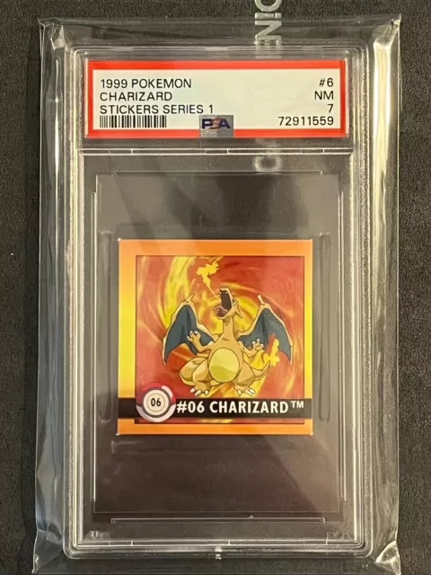 RARE Vintage Pokemon ARTBOX Sticker Lot Charizard #04 - #06 Blastoise #07 -  #09