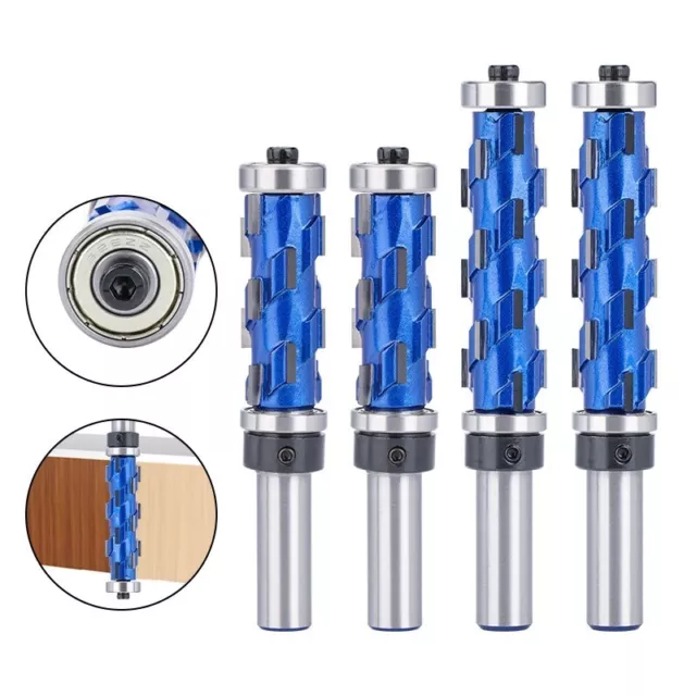 1Pc Spiral Double Bearing Trimming Router Bit 12mm 1/2" Shank for Woodwork Cuter