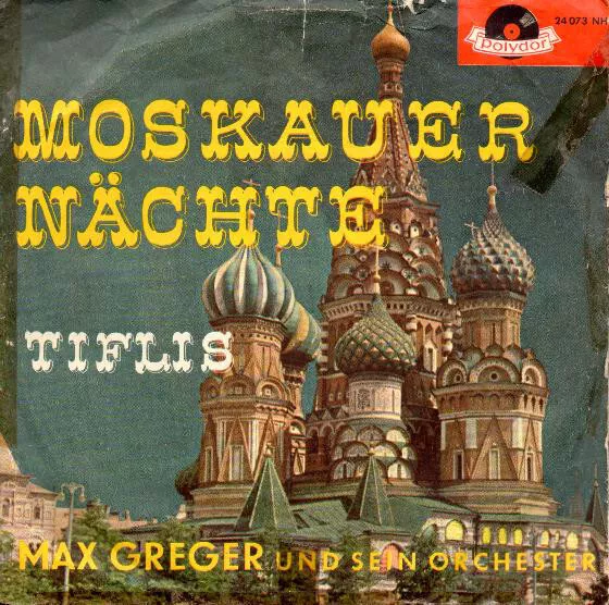 Max Greger Und Sein Orchester Moskauer 7" Single Mono Vinyl Schallplatte 63244