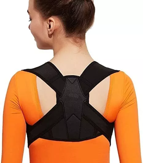Posture Corrector for Clavicle Support, Adjustable elastic Back Straightener
