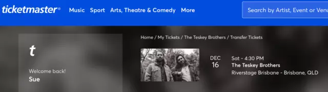 The Teskey Brothers concert tickets 16 December 2023 - Brisbane