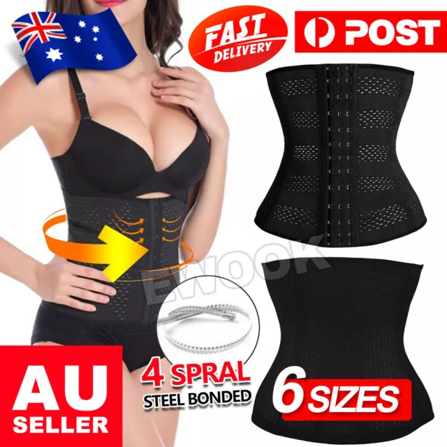 Women Underbust Corset Waist Trainer Body Girdle Slimming Shaper Control Cincher