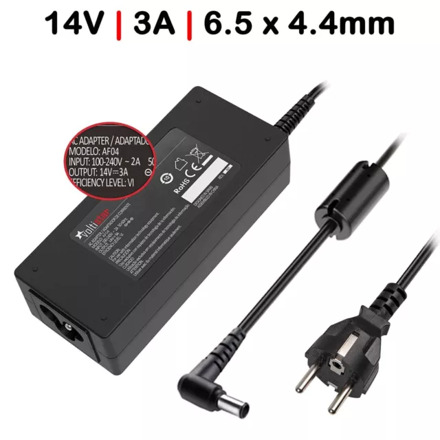 Chargeur Pour Moniteur 14V 3A 6.5 X 4.4MM 36W