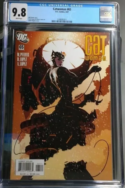 CATWOMAN 65 | CGC 9.8 NM/MT | Hughes variant | WHITE pgs | Only 30 in CGG Census