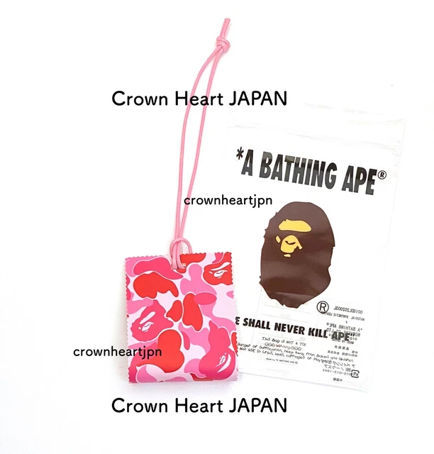 希少！A BATHING APE　LEATHER 　TAG BAG TAG 希少！A BATHING APE LEATHER TAG BAG TAG 希少！A BATHING APE