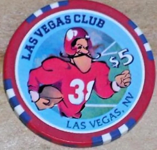 $5 19Th Edt  Chip From Las Vegas Club Casino Las Vegas