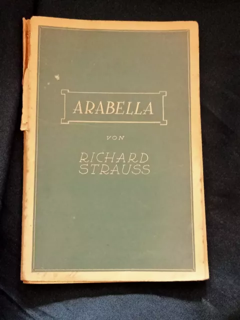 Arabella Richard Strauss 1933