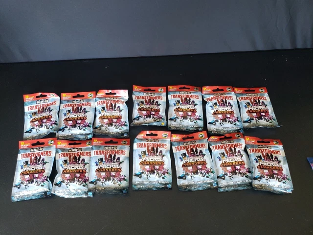 Kre-o Transformers Micro Changers Collection 1 Figure 2 in 1 Mystery 14 pack Lot