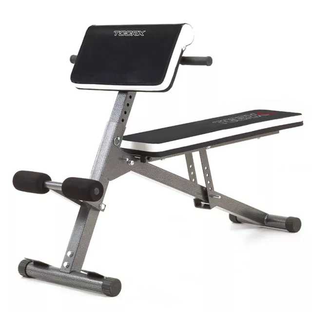 TOORX WBX-40 Panca Multiuso Allenamento Arm Curl Piana Inclinabile Richiudibile