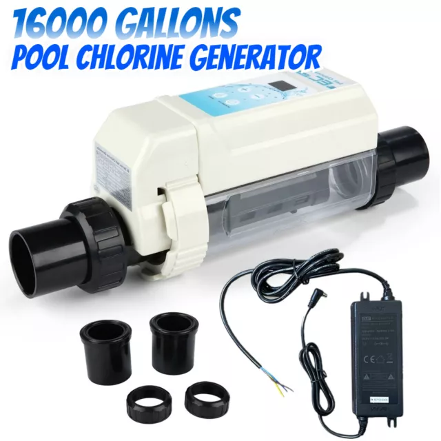 EC Salt Chlorine Generator System For Hayward Adult Swimming Pool Up to 26K Gal