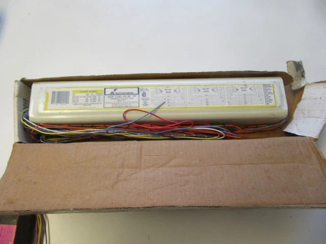 Advance Ballast  ASB124046BLTP  Sign  Ballast4,5 or 6  T12HO Lamps  NEW