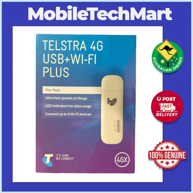 Telstra HUAWEI E8372H-608 Modem◉USB WiFi◉External Antenna Port◉Rural Regional◉
