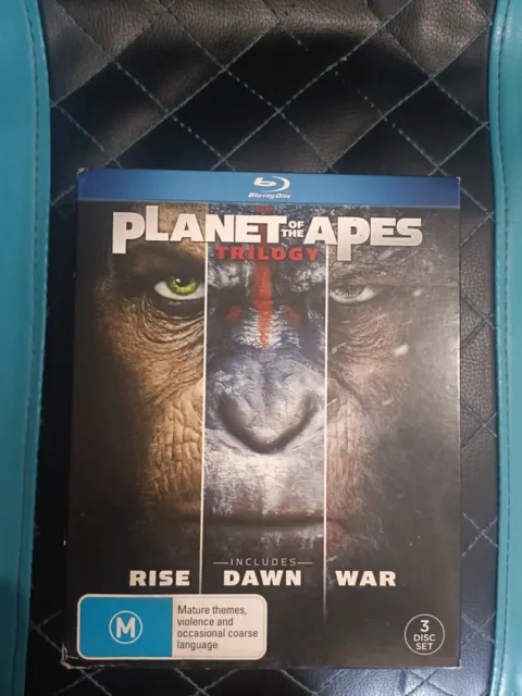 Planet Of The Apes Trilogy: Rise, Dawn, & War - Blu-Ray