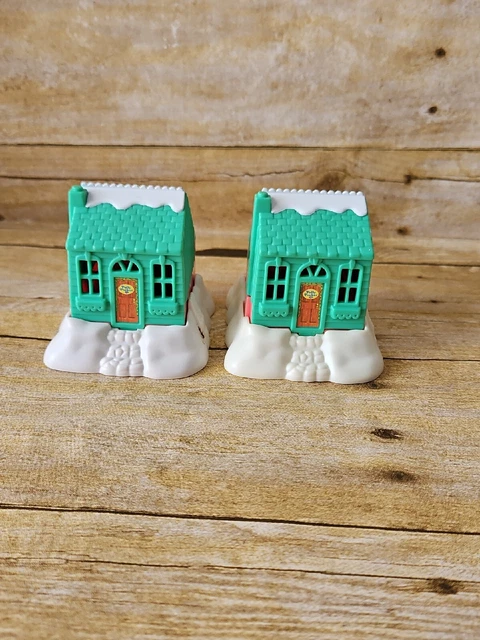 1995 Vintage Bluebird McDonald's Toy "Polly Pocket Ski Chalet" Lot Of 2