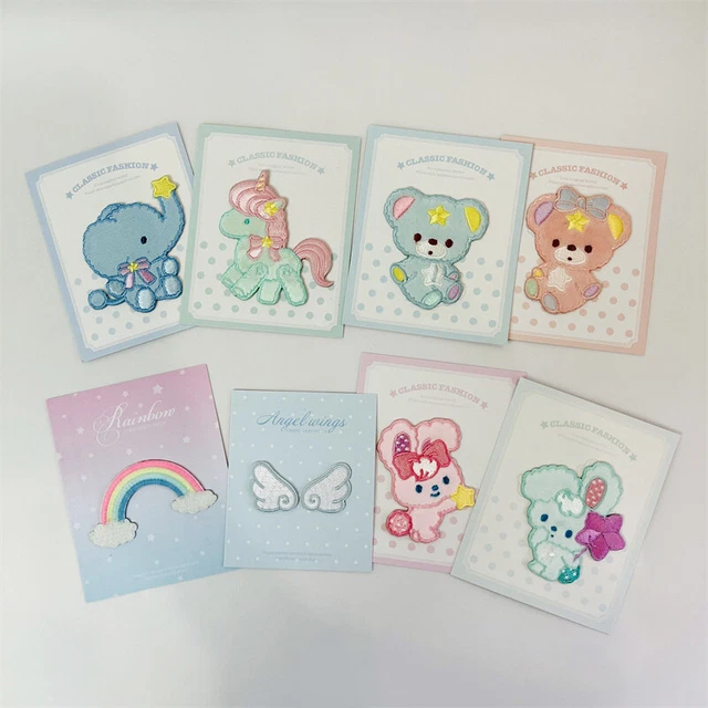 rabbit elephant anime cloth patch cartoon decoration DIY sticker clothes gift