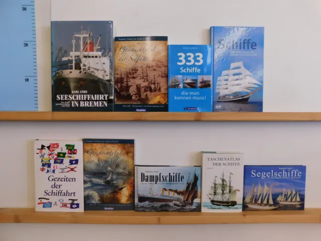 23 Bücher Schiffe Schifffahrt Geschichte der Schifffahrt Segelschiffe