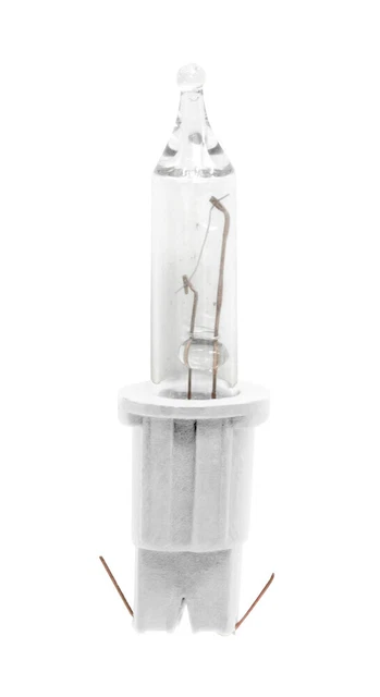 Konstsmide Reservelampjes Mini-Lichtsnoeren 12V 1,14W - 5 Stuks Wit - Vervanglampjes Kerstverlichting