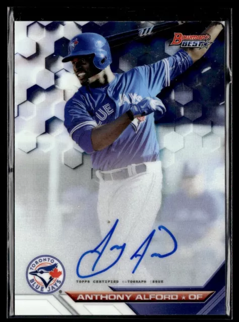 2016 Bowmans Best Anthony Alford Auto Toronto Blue Jays #CPA-AA