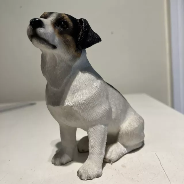 Jack Russell figurine seated