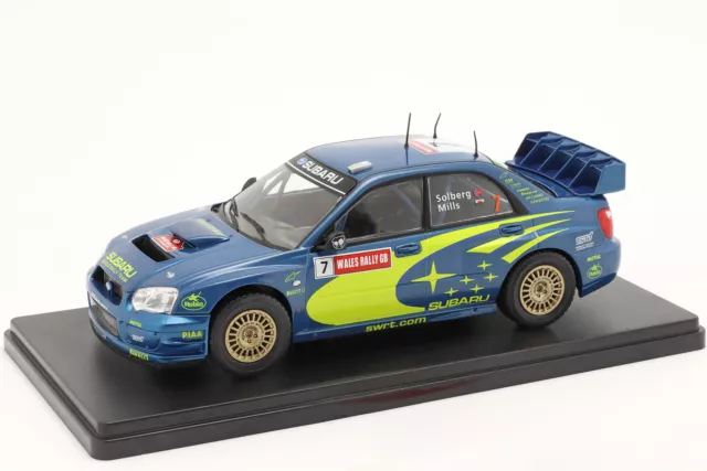 Subaru Impreza S9 WRC #7 Sieger Rallye GB Wales 2003 Solberg, Mills 1:24 Altaya