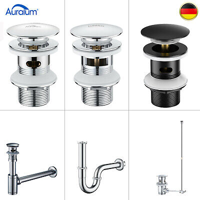 Sifone Sifone POP UP scadenza scadenza Valvola Set Con Overflow LAVANDINO SCARICO 