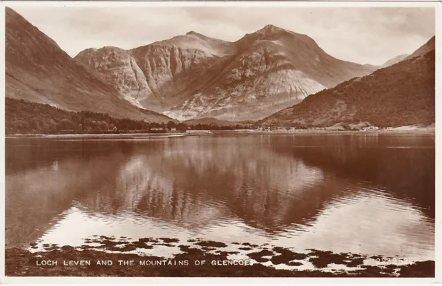 Loch Leven & The Mountains Of Glencoe, BALLACHULISH, Argyllshire RP