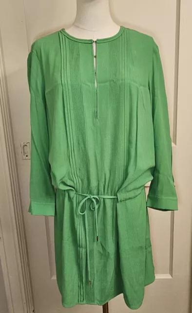 Diane von Furstenberg Leonie Green Dress Women's Size 10