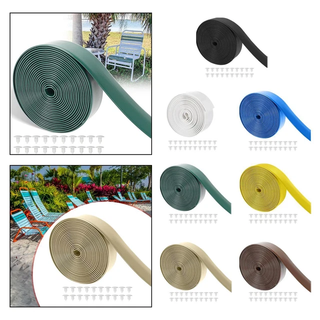 REPLACEMENT VINYL STRAPS for chair chairs, PVC repair straps for £25.09