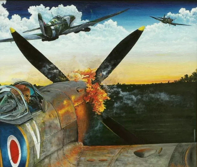 Spitfire Dawn Limited Edition Print By Alan.