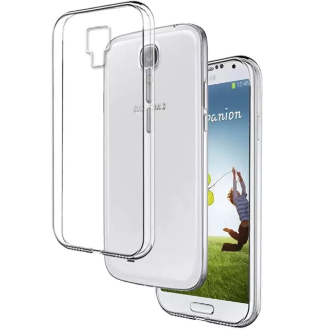 COVER CUSTODIA Per SAMSUNG GALAXY S4 MINI IN SILICONE TPU TRASPARENTE ULTRA SLIM