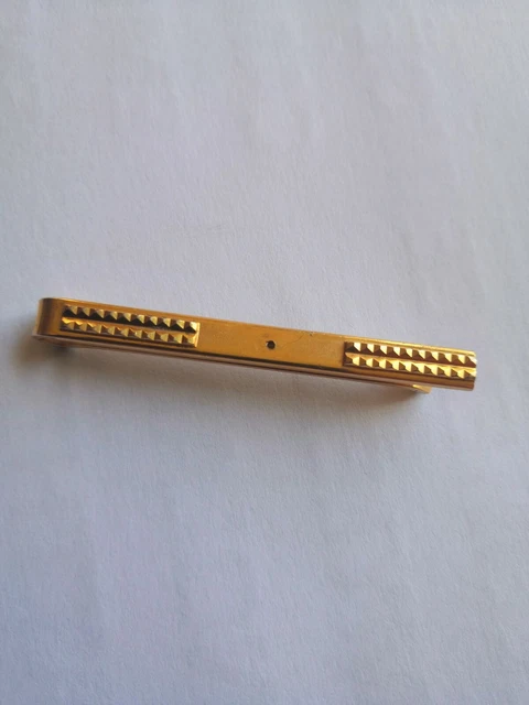 PINCE A CRAVATE vintage CLASSIQUE FLECHE doré argenté strass