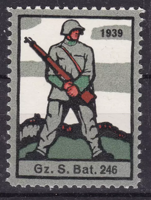 Schweiz. Soldatenmarken. 1939. Grenz-Infanterie-Bataillon 246 , postfrisch