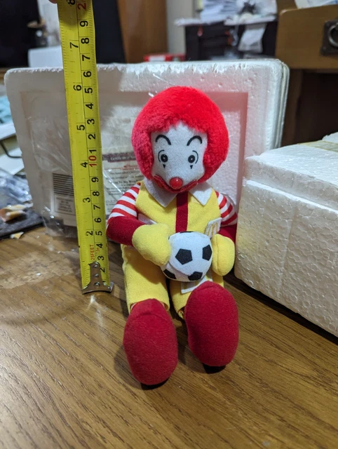 McDonald's "RONALD McDONALD DOLL" APROX 6"/15cm SEATED-PRE-OWNED -USA