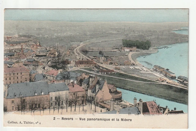 NEVERS - Nievre - CPA 58 - panorama - cp couleur