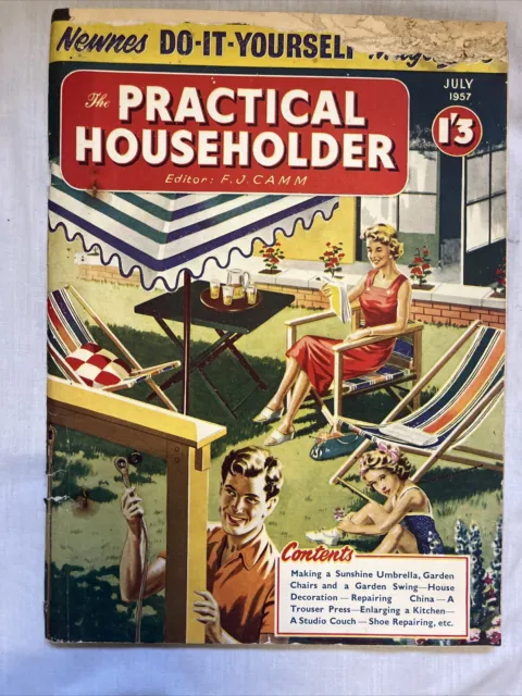 vintage the PRACTICAL HOUSEHOLDER July 1957