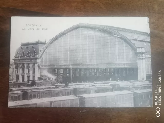 CPA - 33 - BORDEAUX - La Gare du Midi