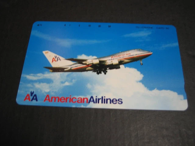 1 unused phone card American Airlines