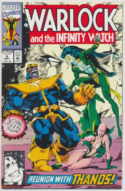 Warlock and the Infinity Watch #8 Comic Book - Marvel Comics!
