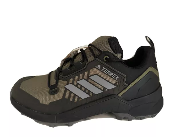 Zapatos de senderismo Adidas para hombre Terrex Swift R3, #GY5076 negros/verde oliva EE. UU. 8.5